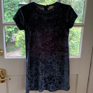 jcrew crewcuts dress size 14. worn twice!!!! dark blue velvet